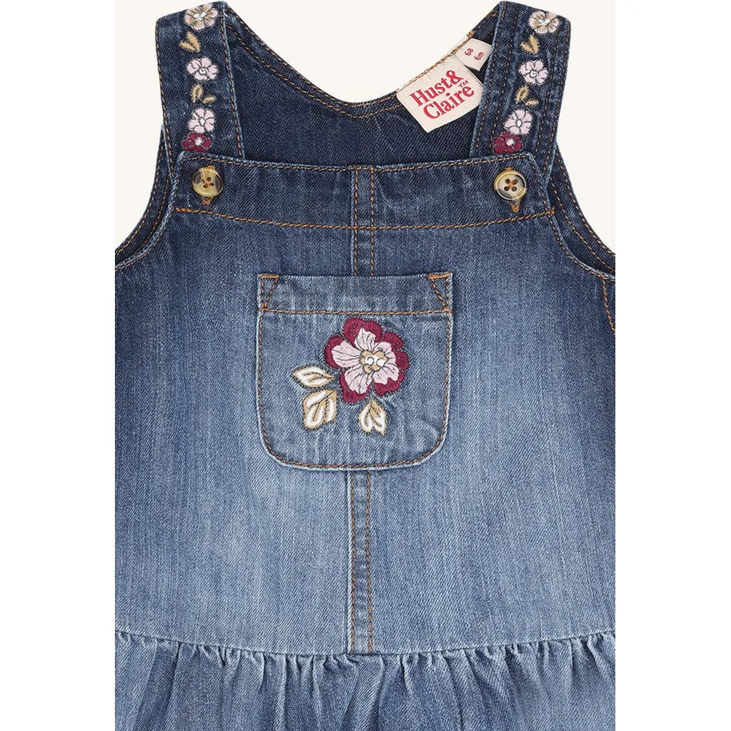 Hust & Claire HCKis Denim kjole Blue Denim bomuld