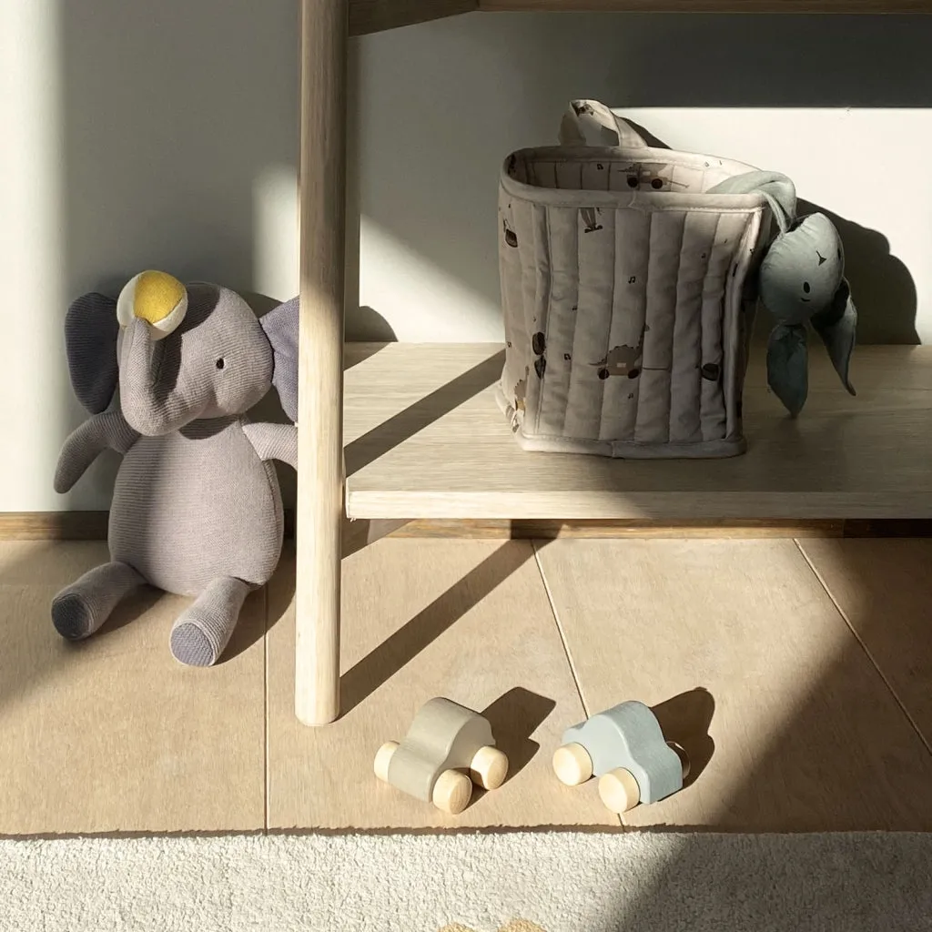 nuuroo Fille elefant bamse grey økologisk bomuld