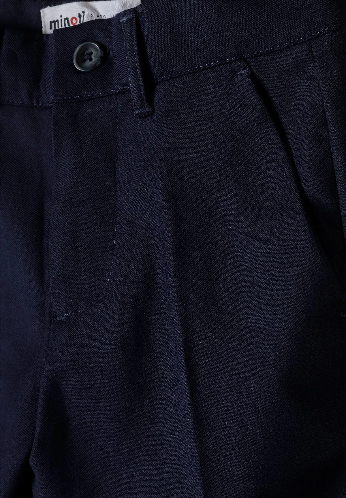 Minoti 44615 habitbukser mørkeblå slim fit