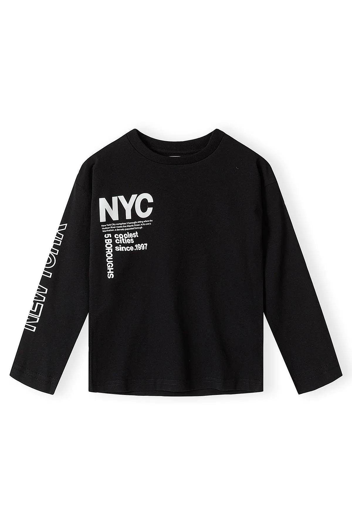 Minoti 45603 langærmet t-shirt skate 5-pak drenge