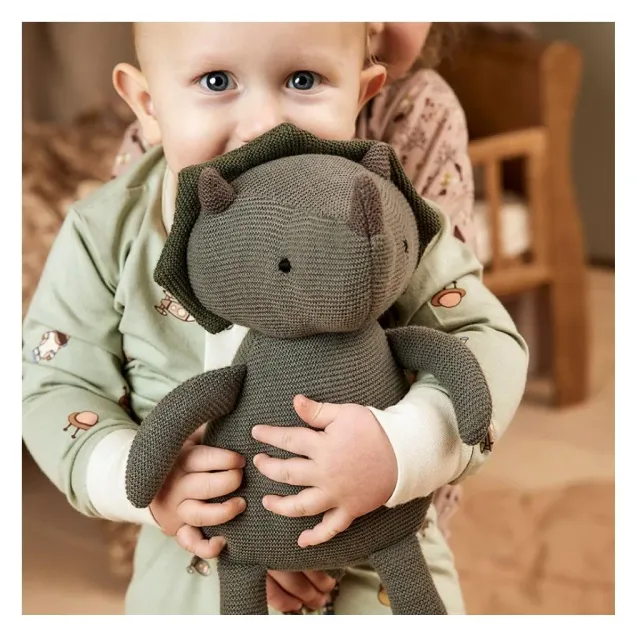 nuuroo Gabi bamse Warm Green økologisk bomuld