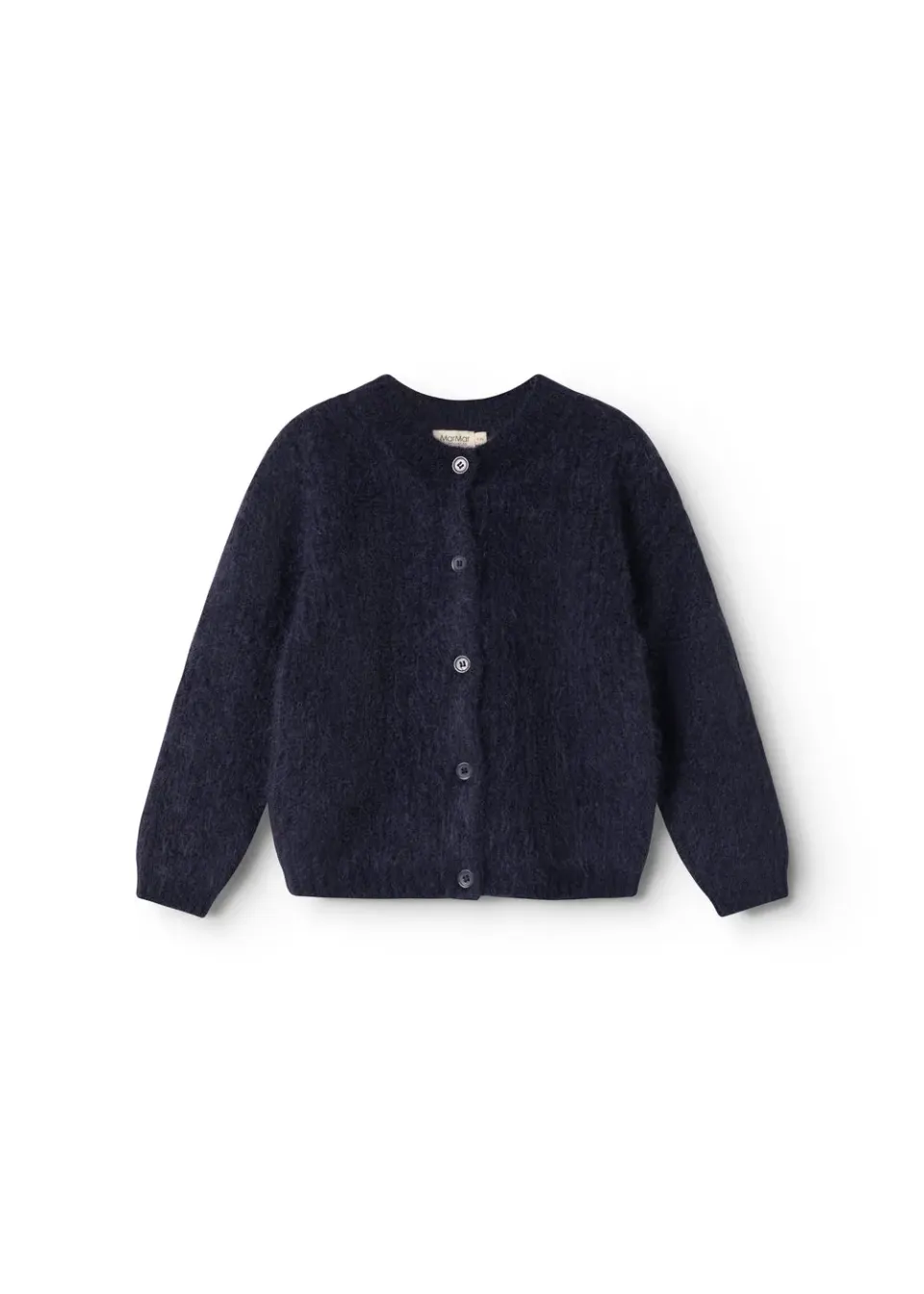 MarMar Jeans Tavon strikcardigan Darkness Melange mohair