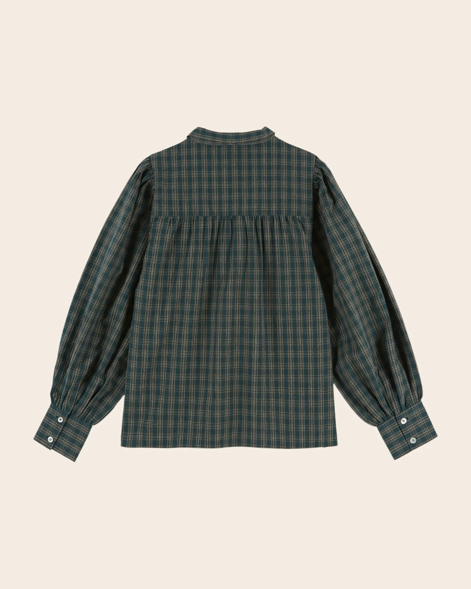Emile et Ida Ediva bluse ternet grøn