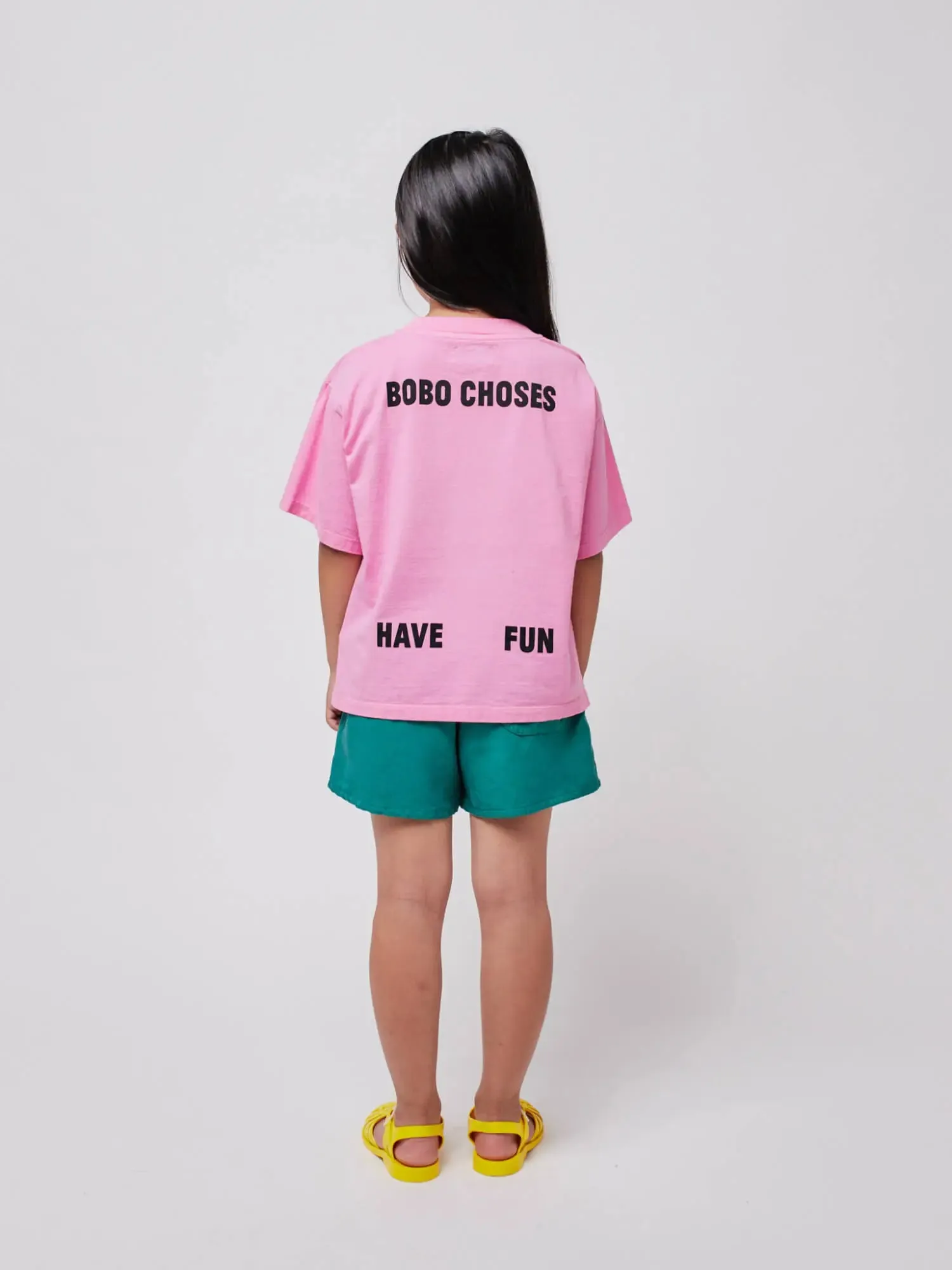Bobo Choses Have Fun T-shirt pink genbrugsbomuld