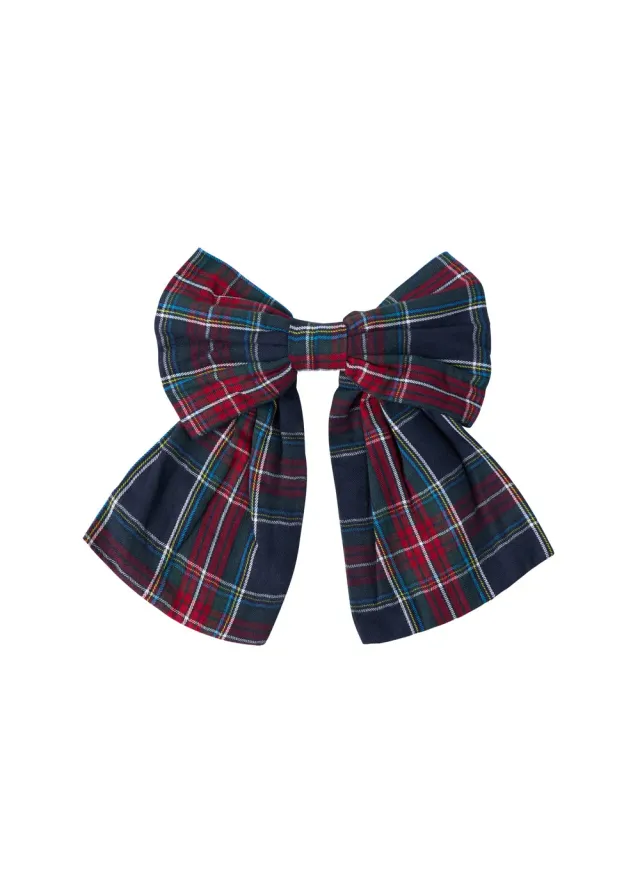 MarMar Copenhagen Alina L hårsløjfe Pilot Navy Check tern