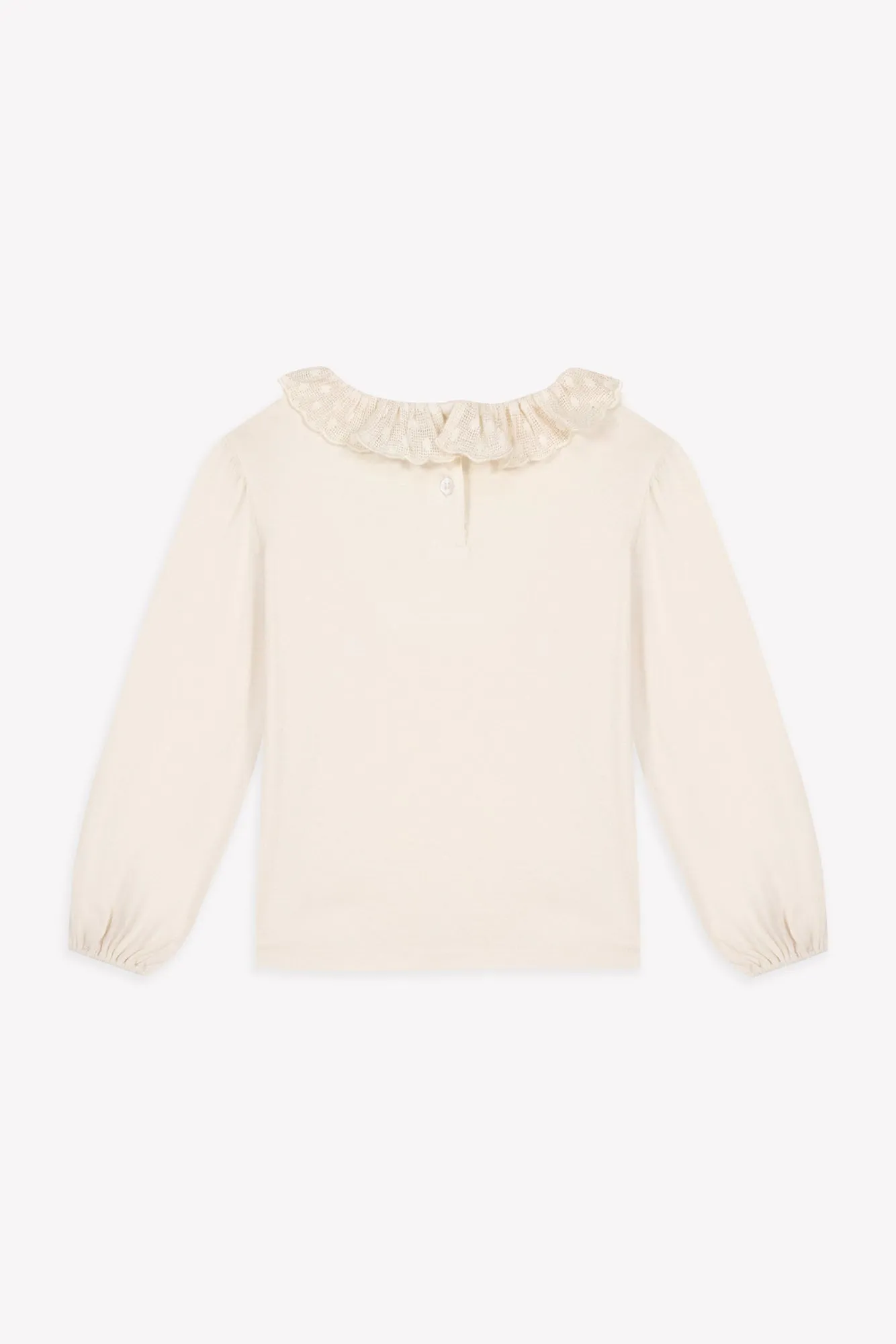 Bonton Piris Milk t-shirt ecru bomuld flæse