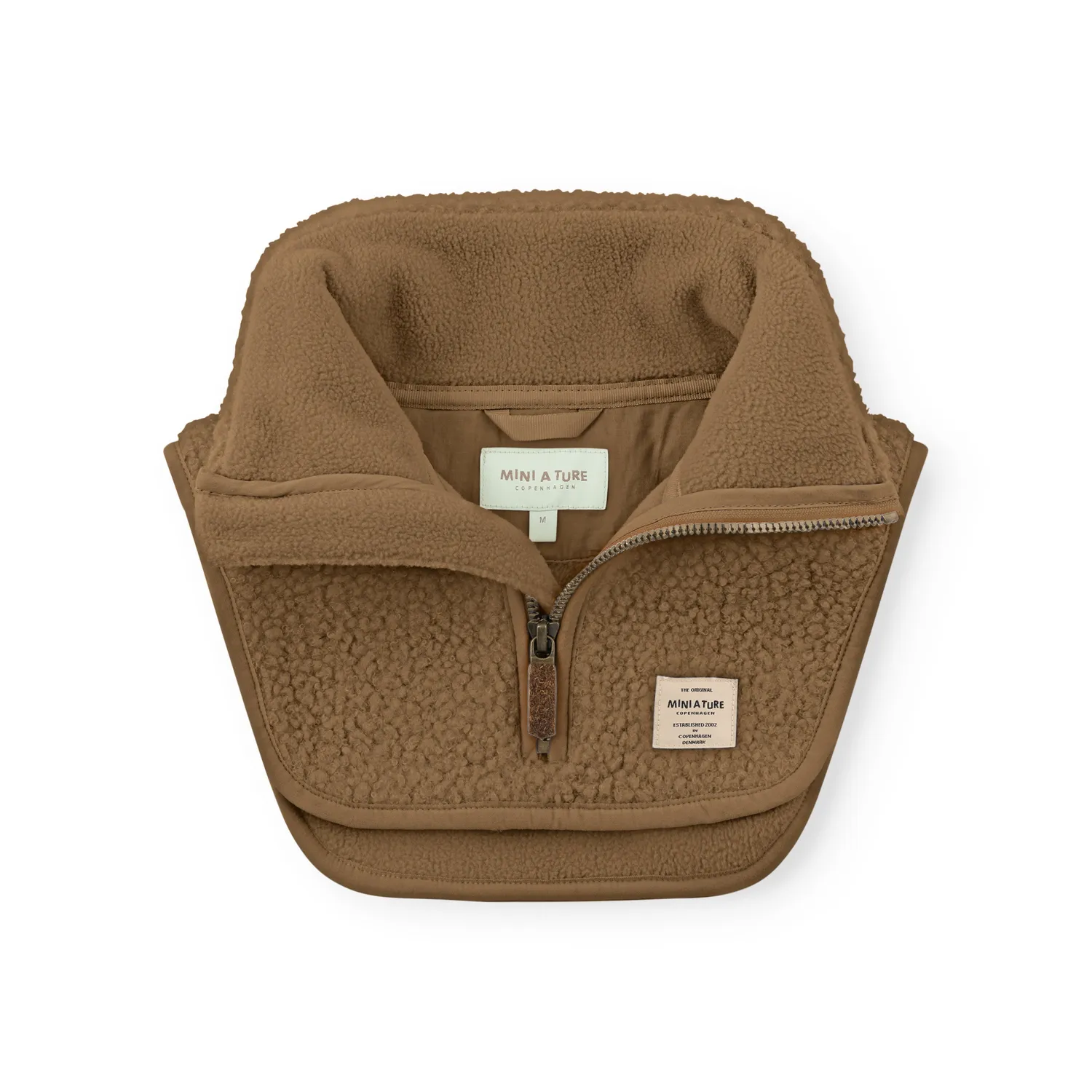 MINI A TURE MATAKTON halsedisse Otter brown teddyfleece