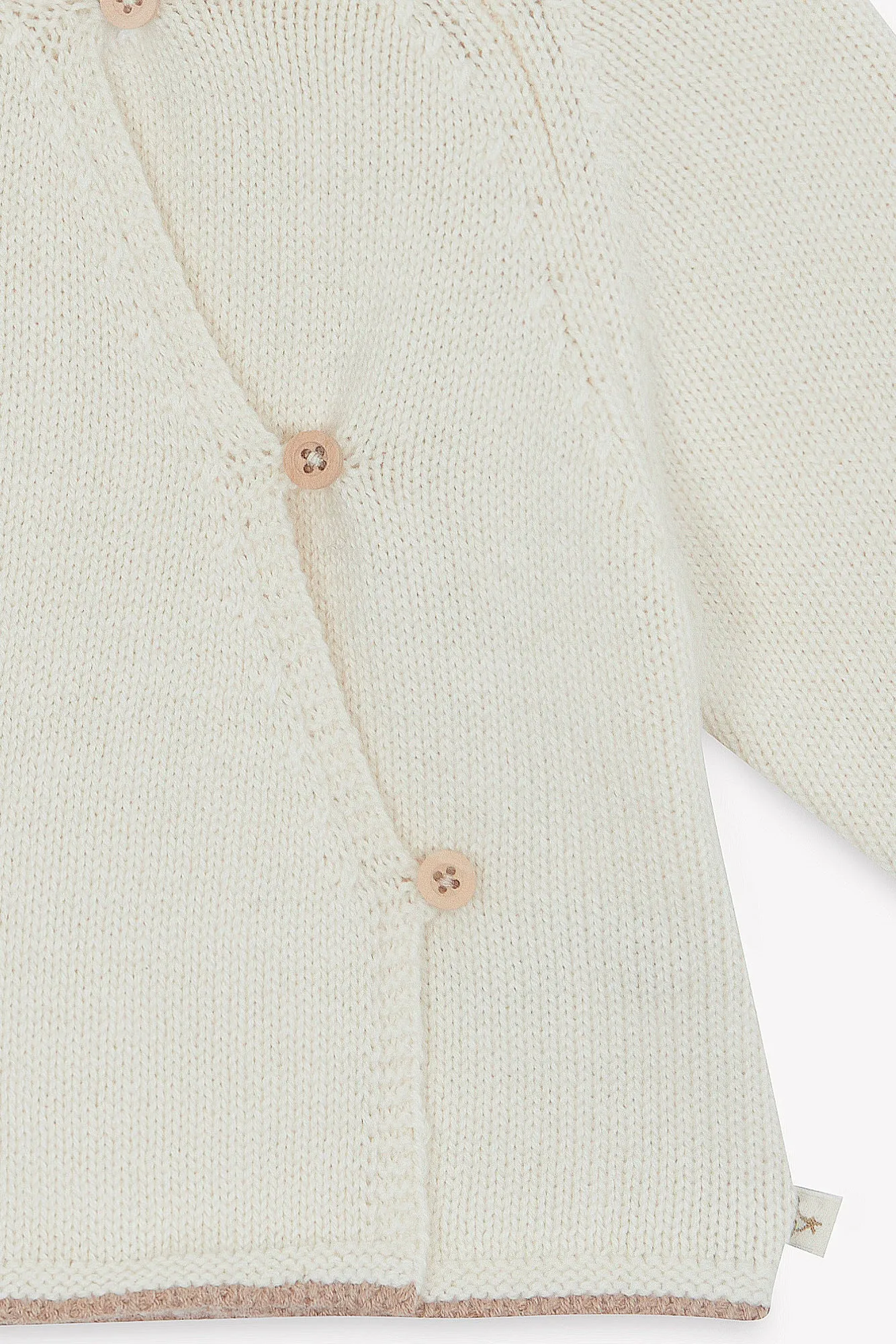 Bonton Marin Mouton vest baby hætte bomuld