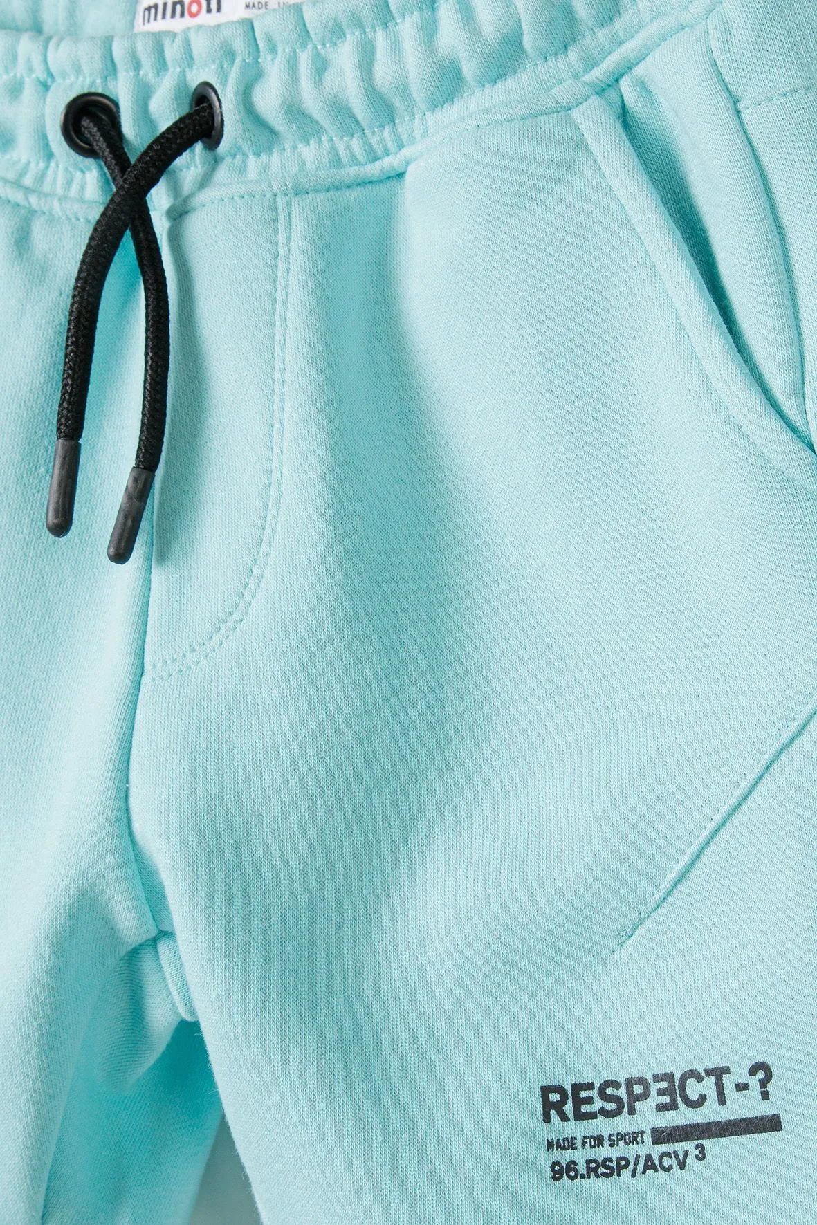 Minoti 38349 fleeceshorts mint til drenge