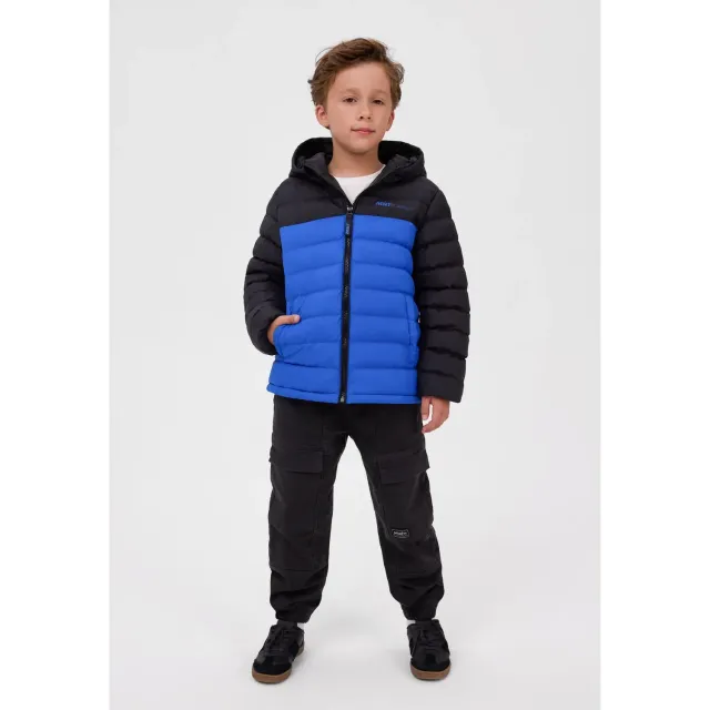 Minoti 45220 steppjakke blå nylon