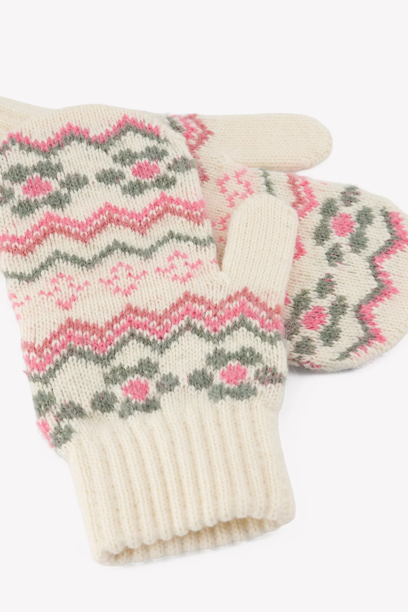 Bonton Pensée Milk luffer jacquard bomuld