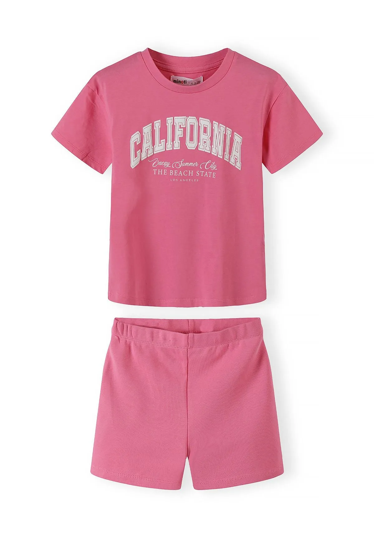 Minoti 43032 sæt koral California bomuld