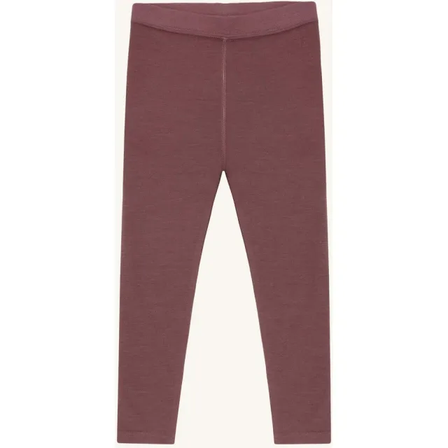 Hust & Claire Laki leggings Old Rose uld bambus