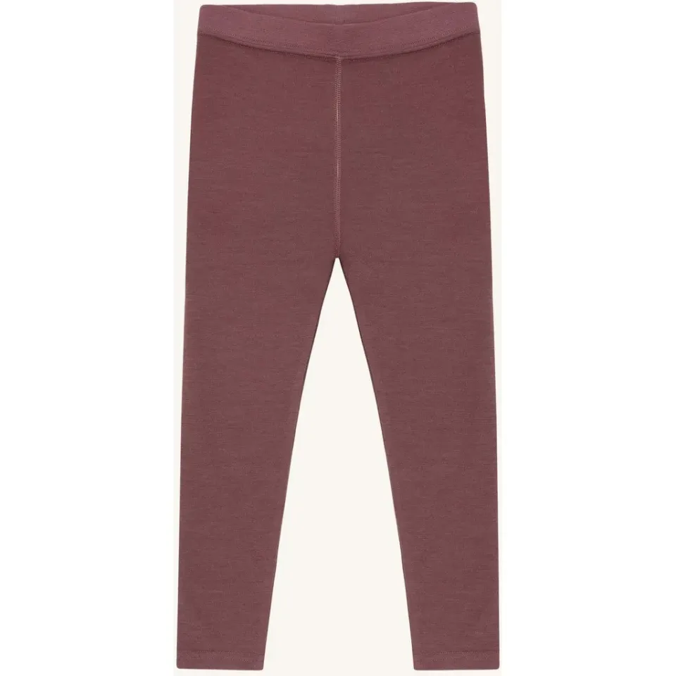 Hust & Claire Laki leggings Old Rose uld bambus