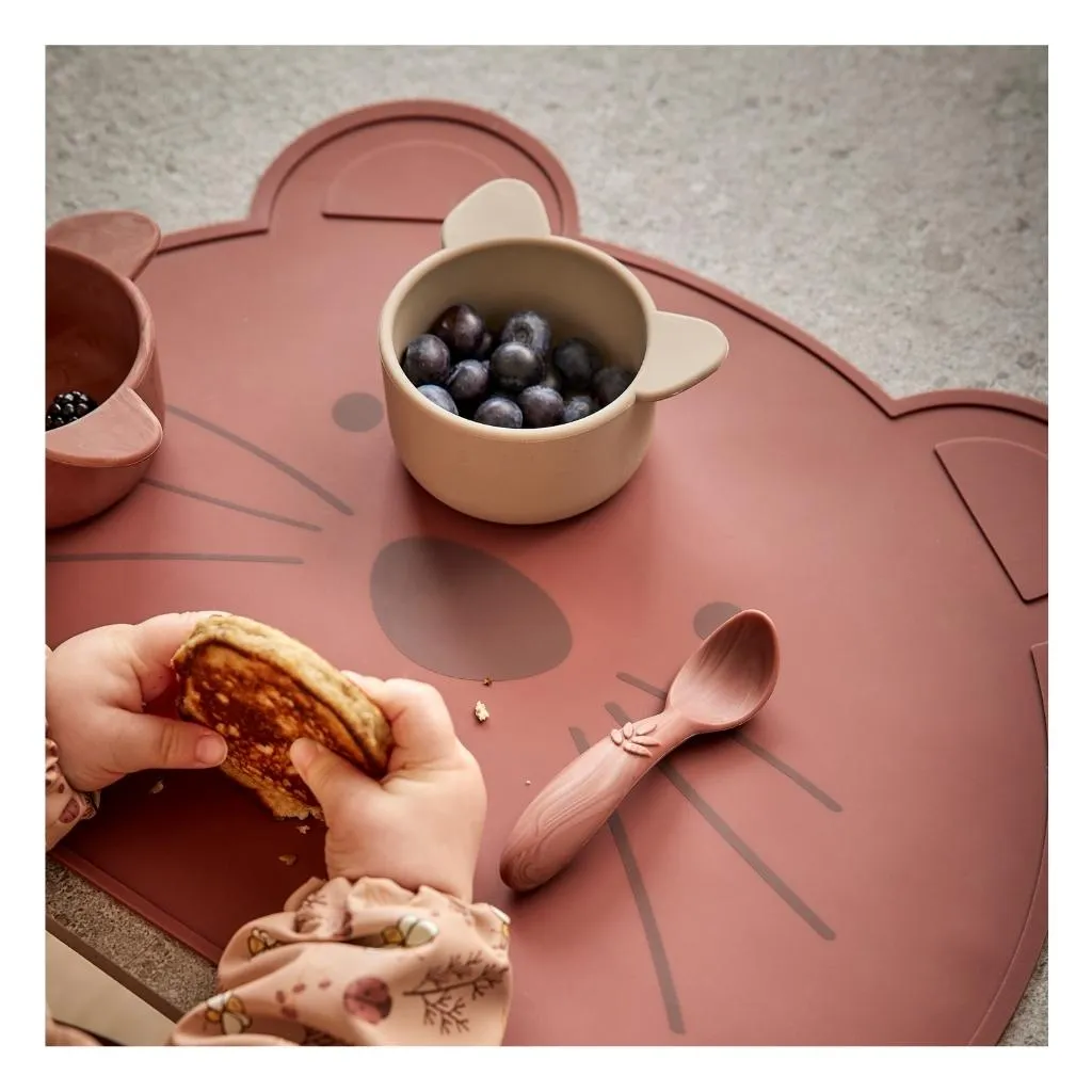 nuuroo Rosa snackskål Cobblestone silikone 2 stk