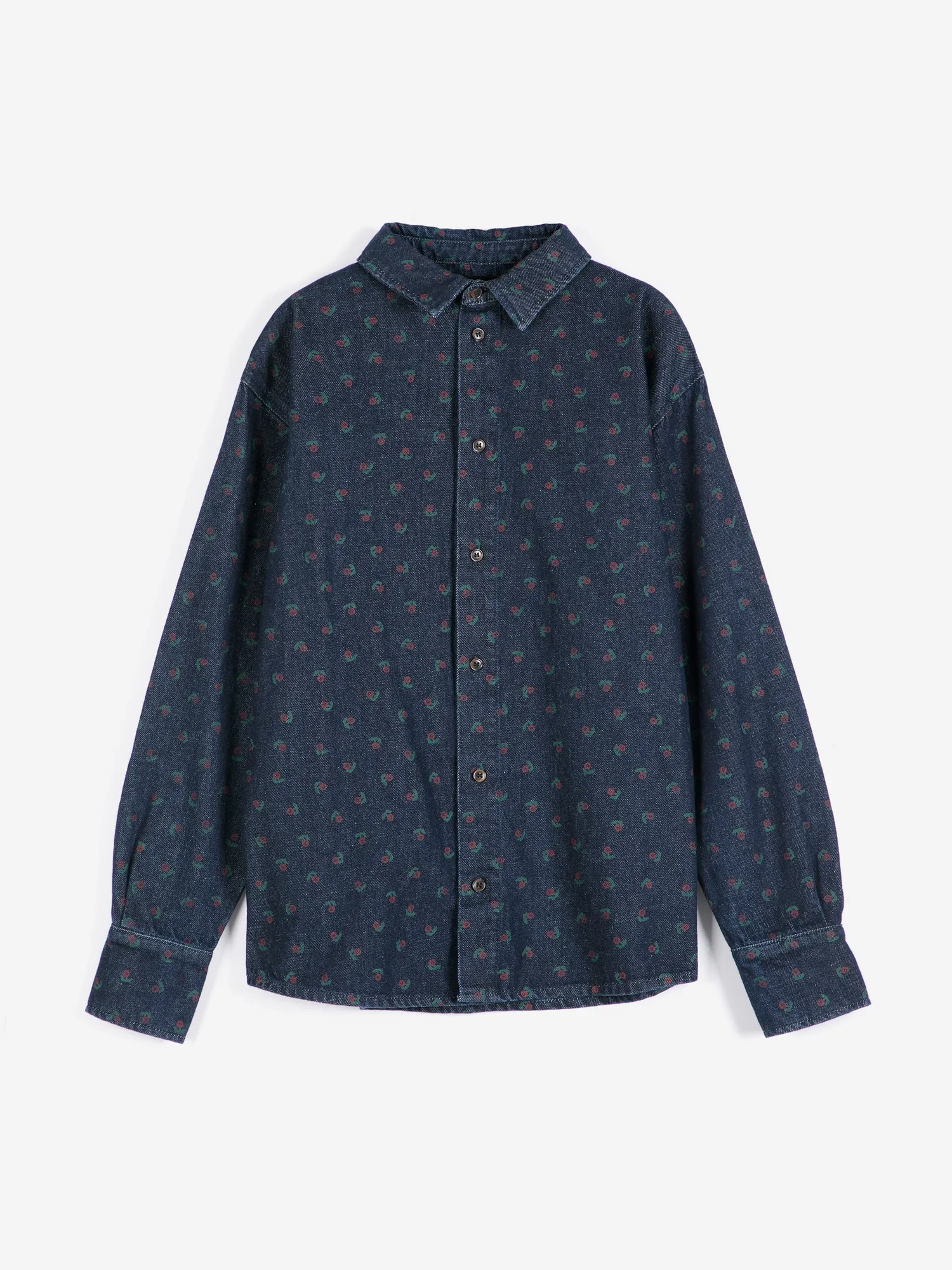Bobo Choses Swamp Whirl denimskjorte navy XS