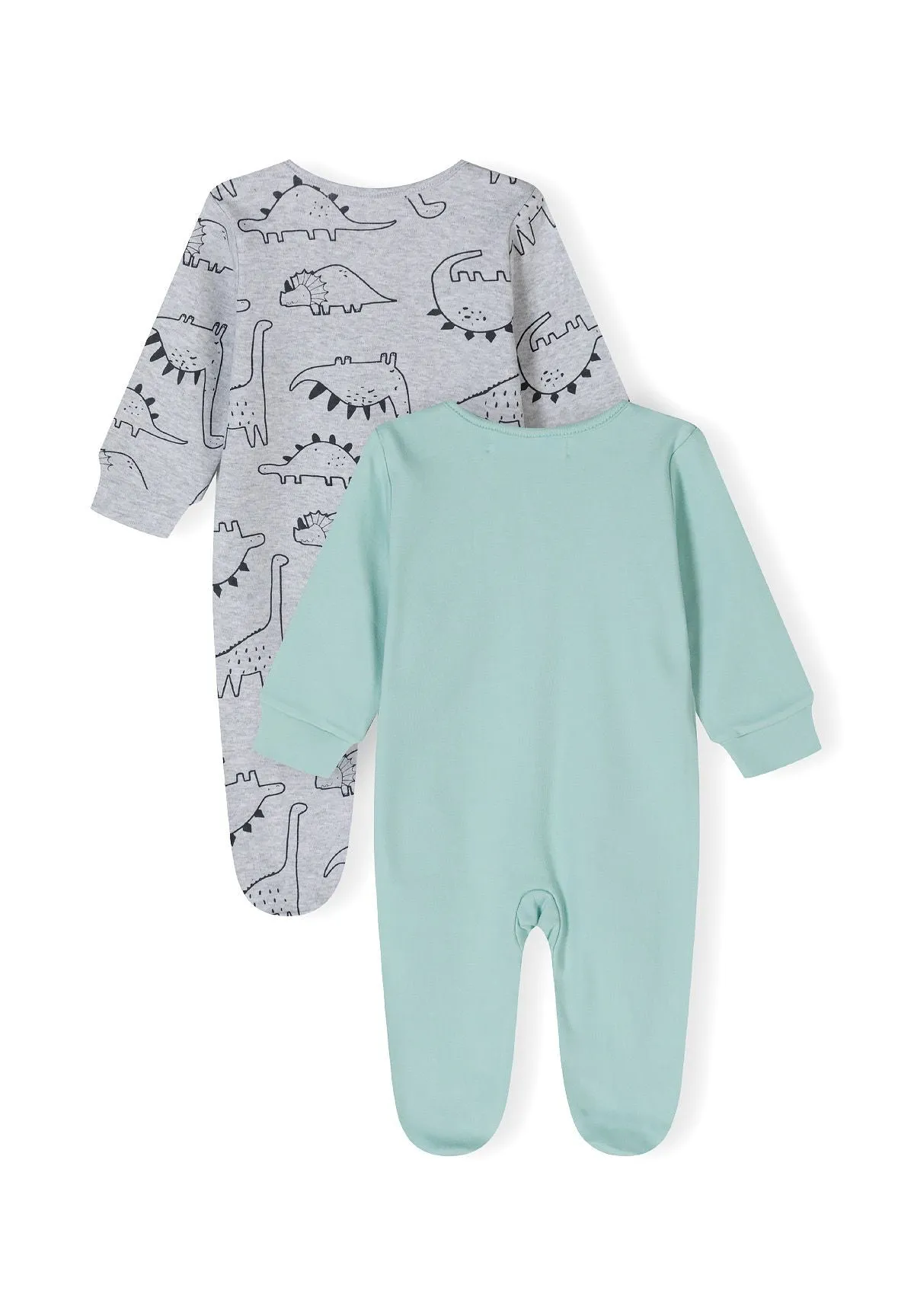 Minoti 42004 natdragt 2-pak grå dino baby