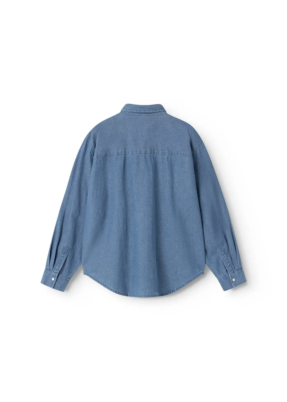 MarMar Telo W skjorte Blue Denim blød bomuld