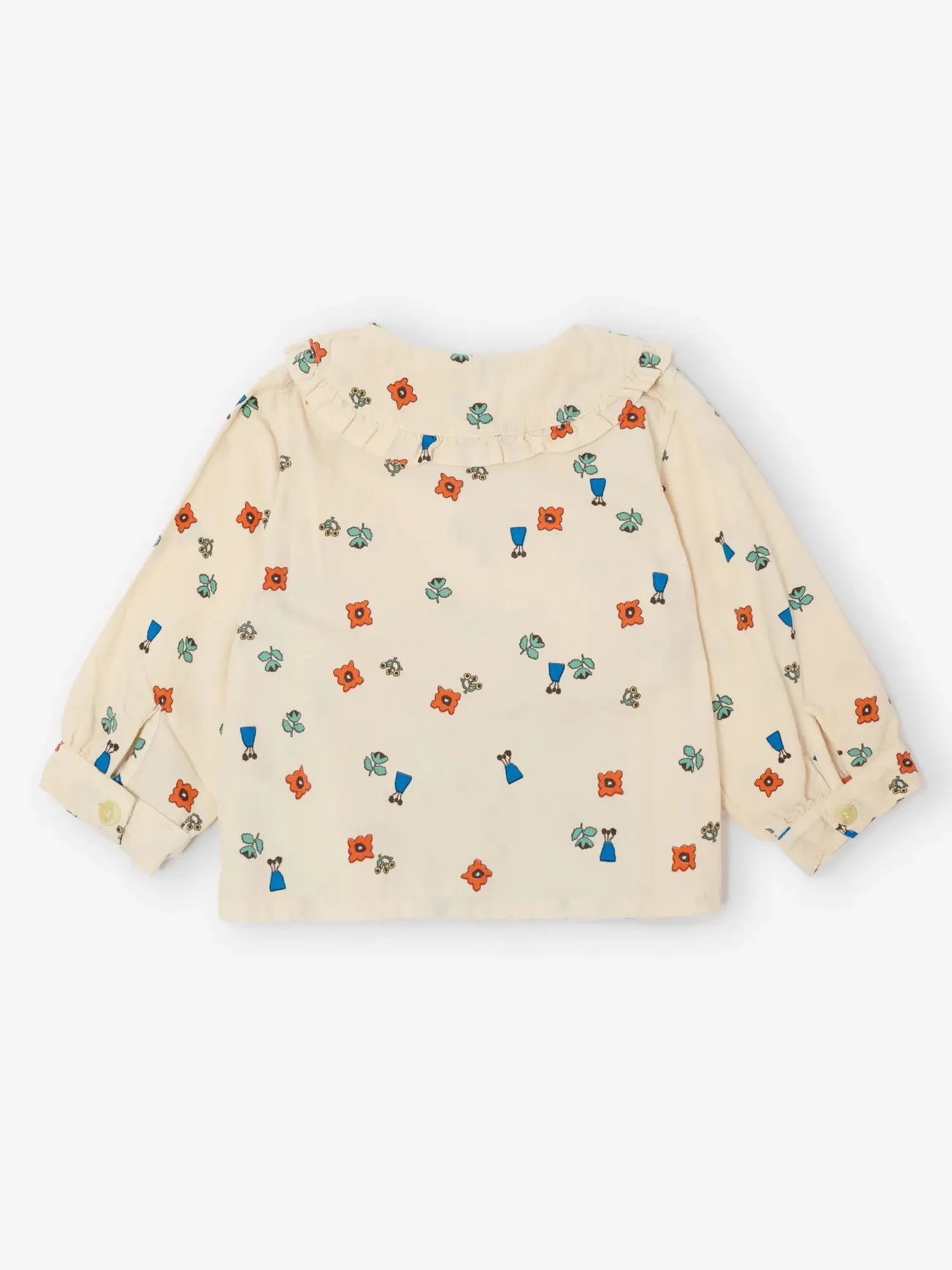 Bobo Choses Blossom bluse offwhite 6 mdr. vævet