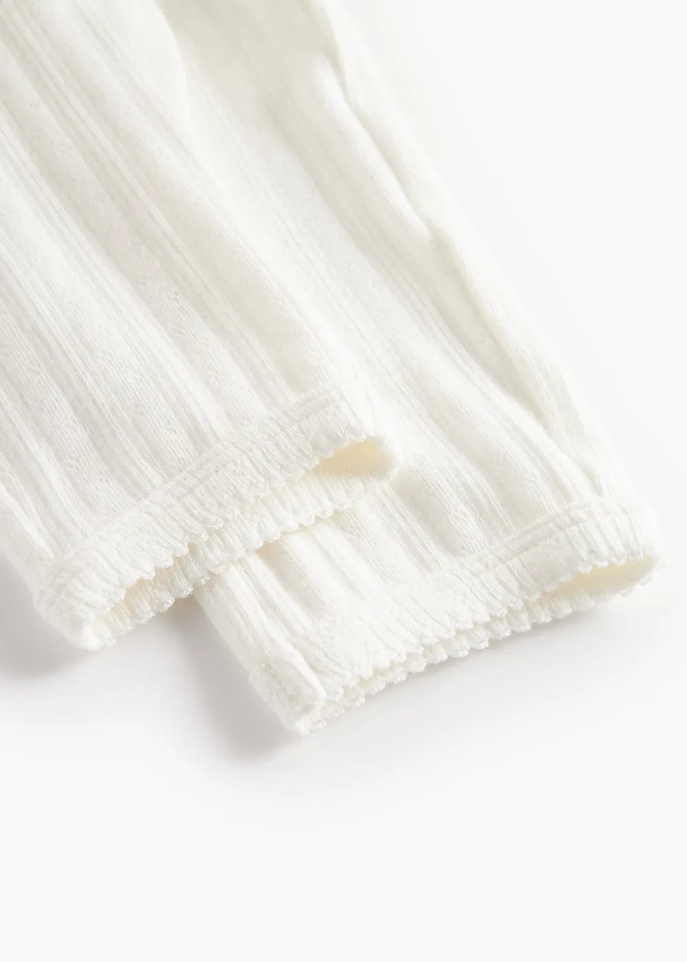 MarMar Pitti Modal Pointelle bukser Gentle White