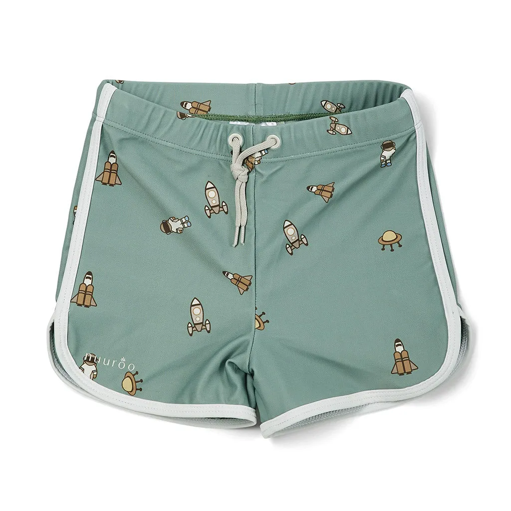 nuuroo Marti badebukser Light green Space UV50+ genbrug