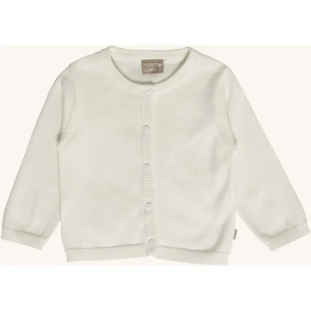 Hust & Claire Claire cardigan ivory økologisk