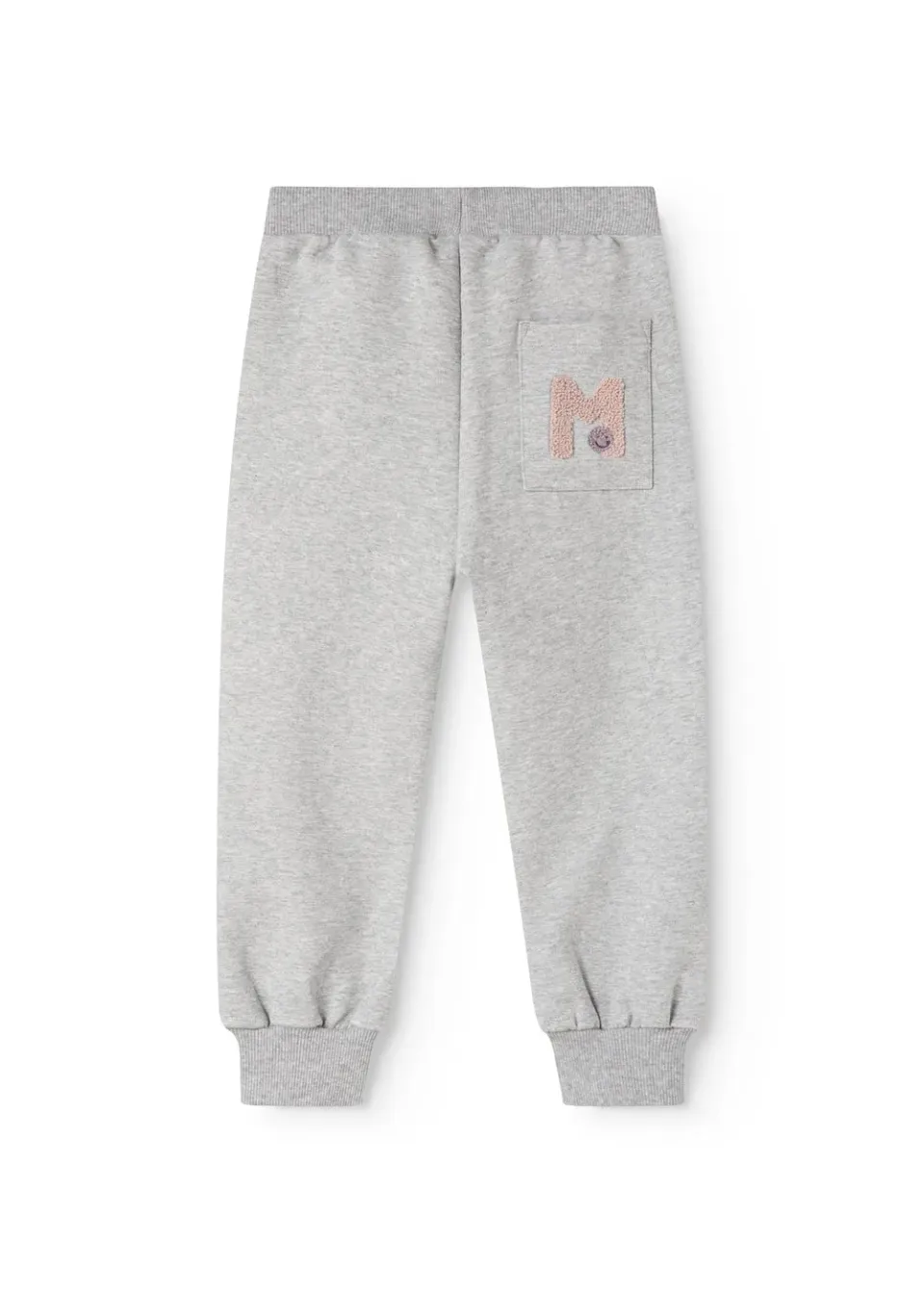 MarMar Pelon bukser Cloud Grey Logo økologisk bomuld