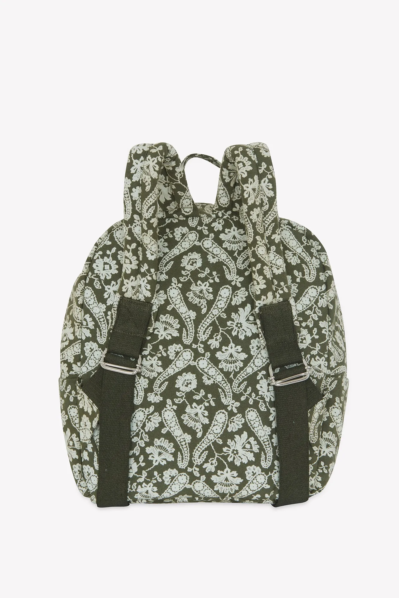 Bonton Bandana rygsæk grøn bomuld 28 cm