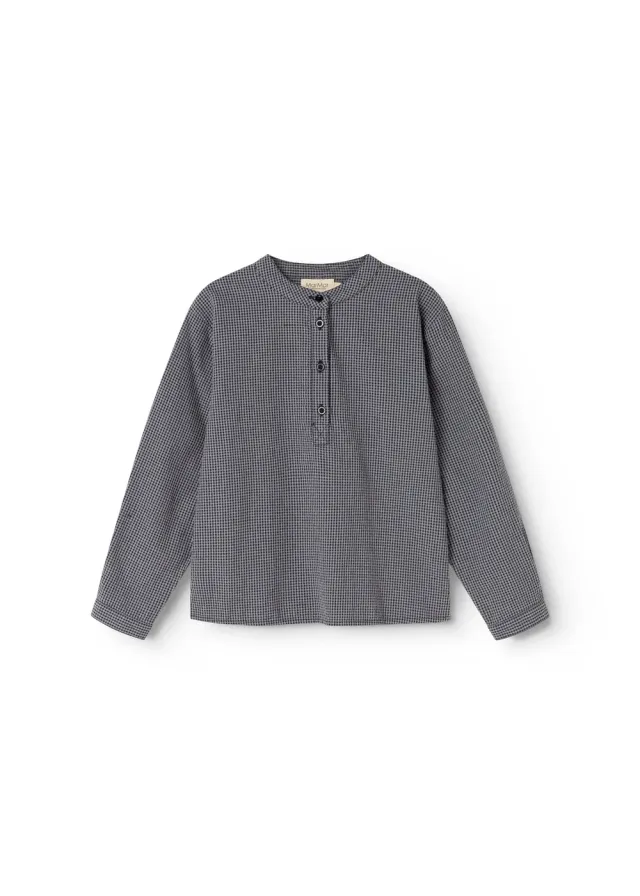 MarMar Tokyo skjorte Pigeon Blue Check tern drenge