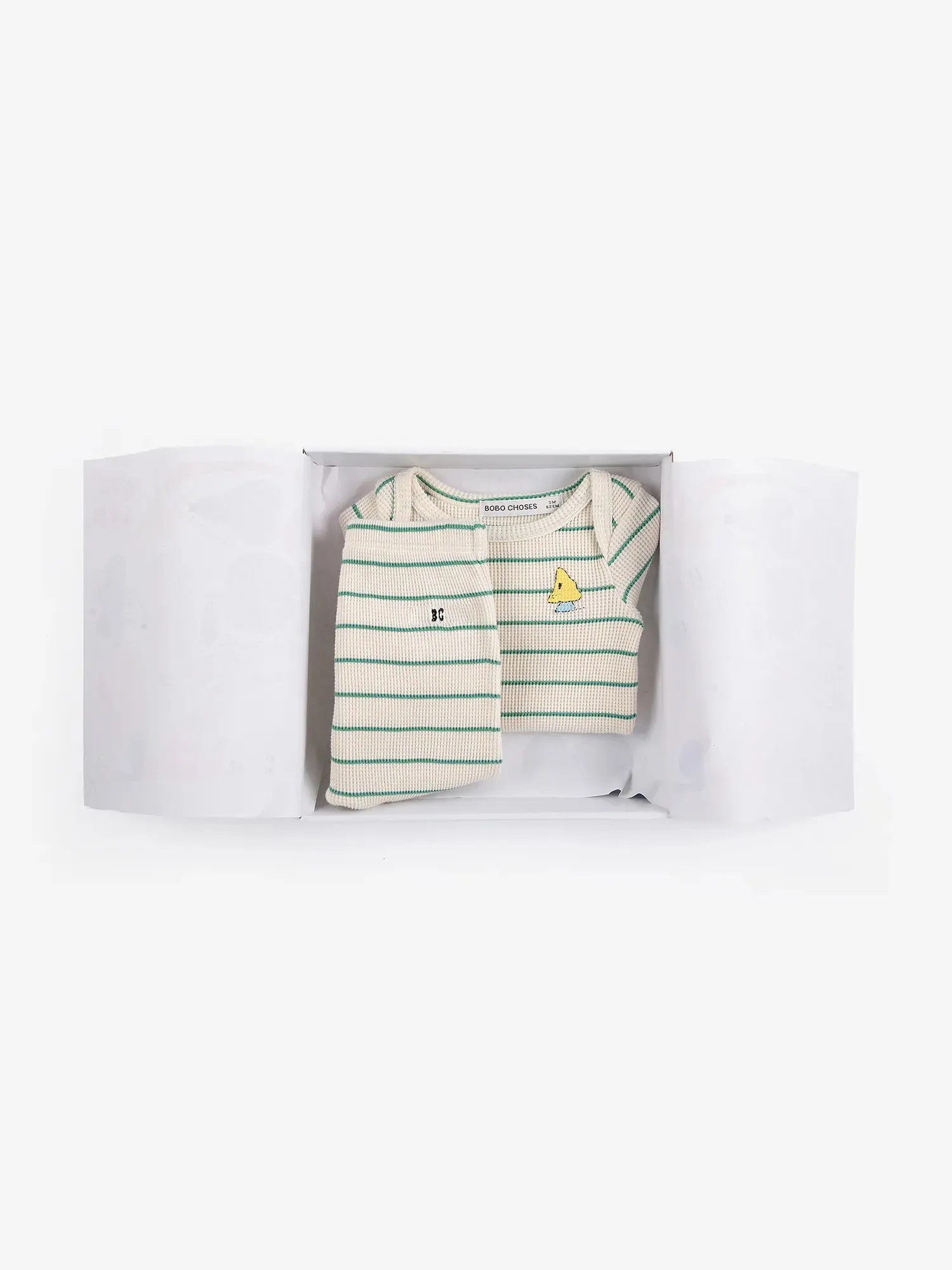 Bobo Choses Mush Monster gavesæt offwhite 1 mdr striber