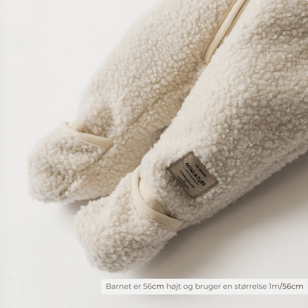 MINI A TURE MATADEL teddyfleece heldragt Angora cream