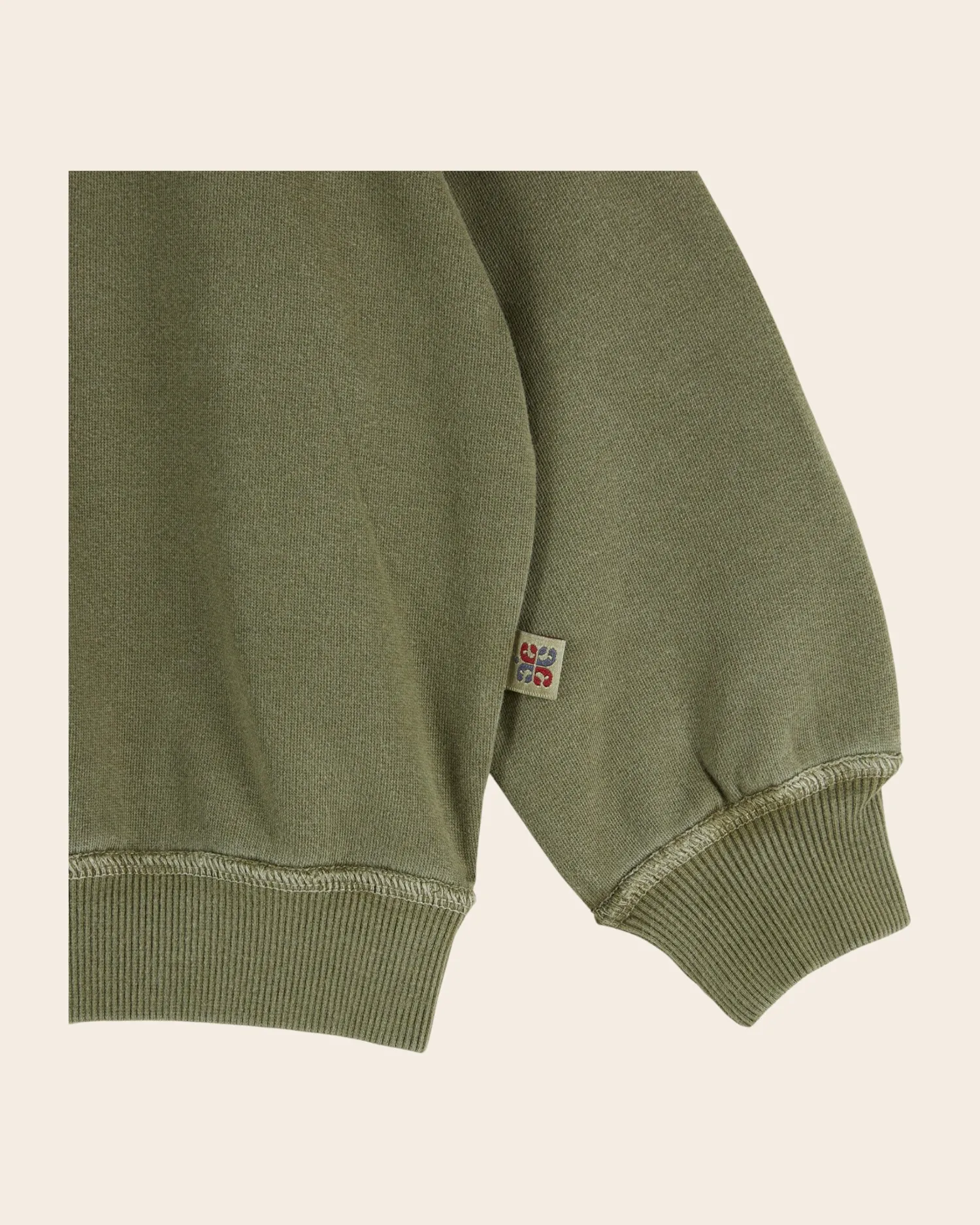 Emile et Ida sweatshirt pistaciegrøn økologisk bomuld