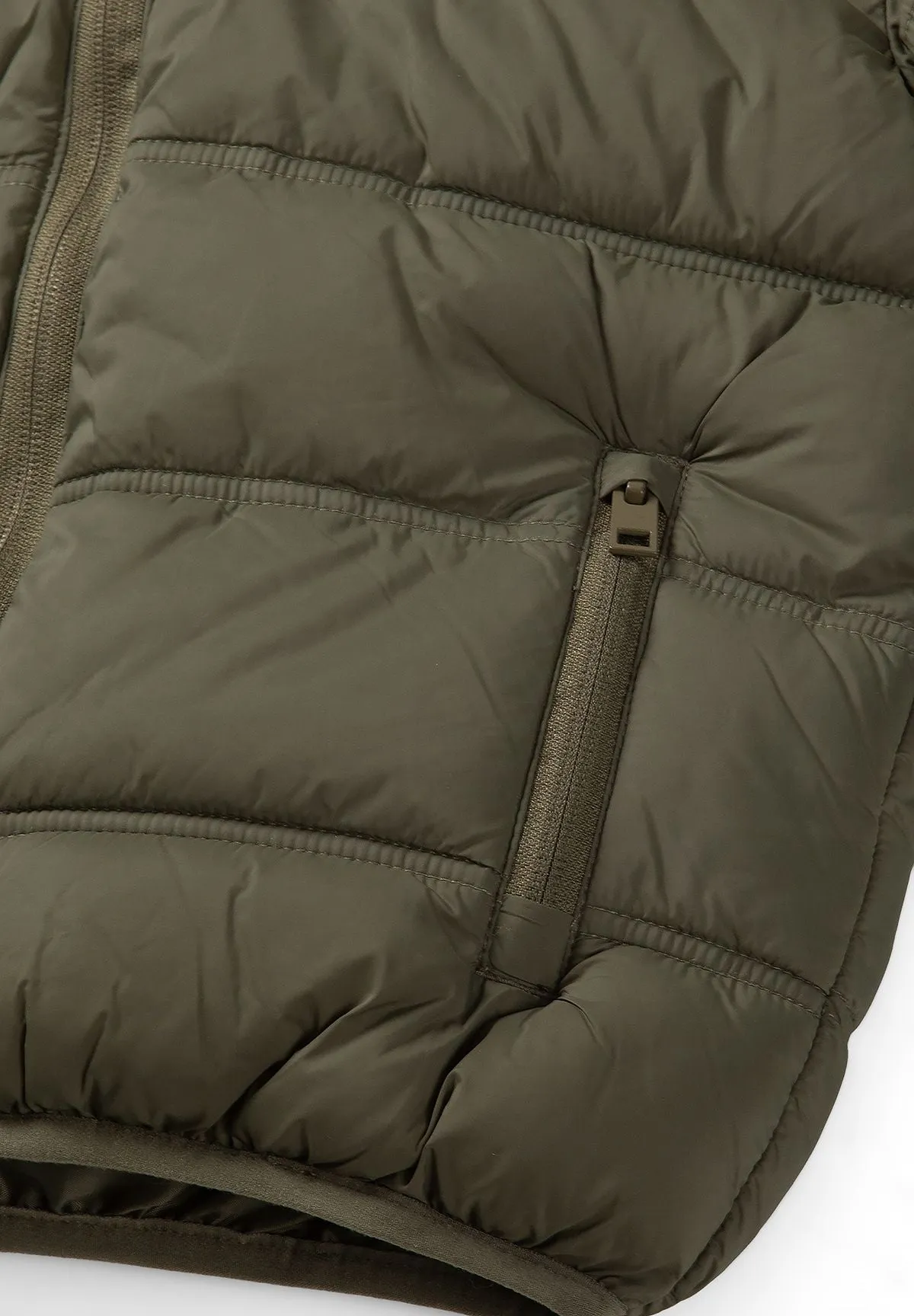 Minoti 45269 steppjakke khaki til drenge nylon