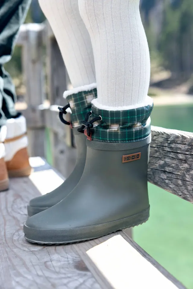 Bonton Ploc gummistøvler kaki tern 100% gummi