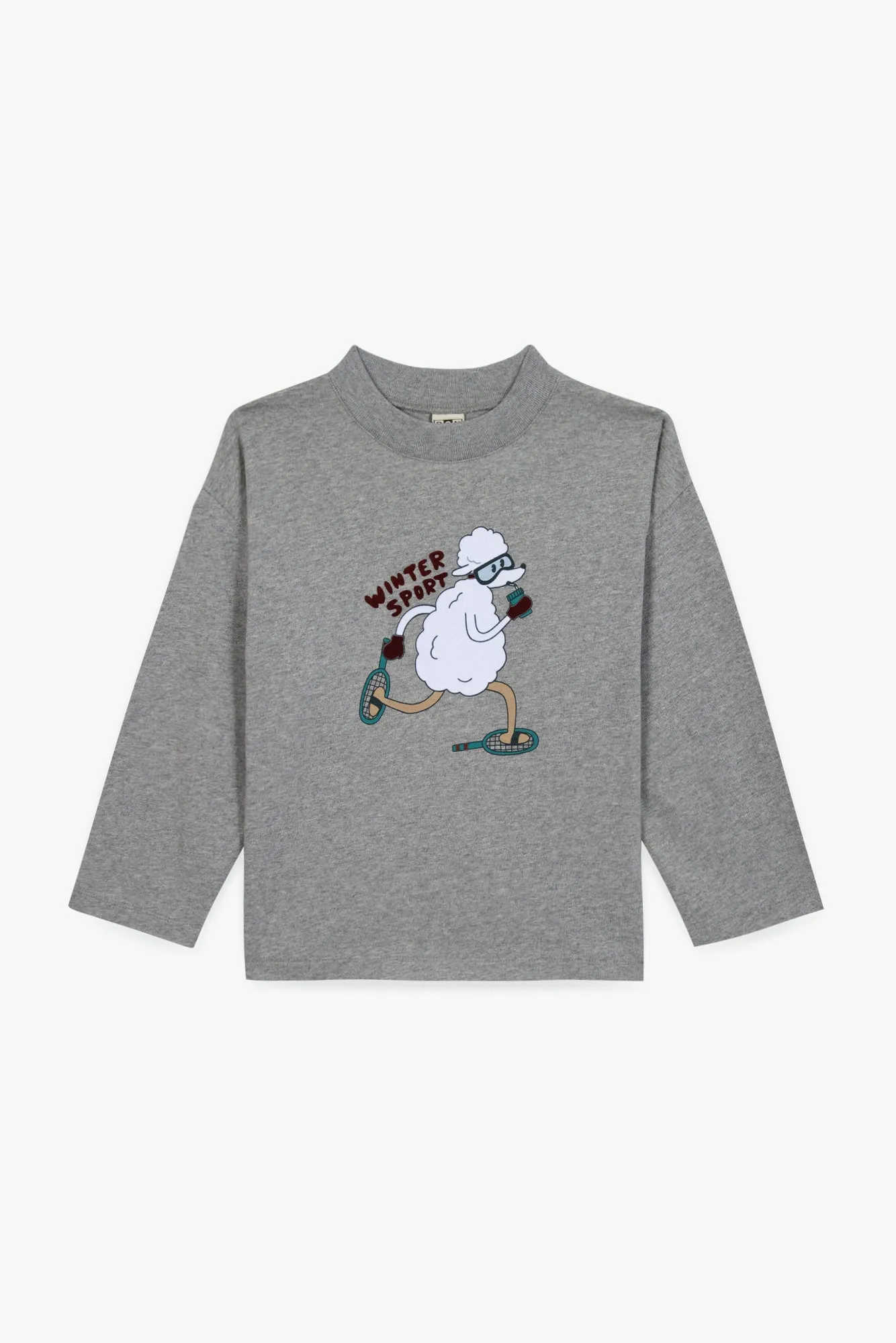 Bonton Laurel Winter t-shirt til børn grå langærmet