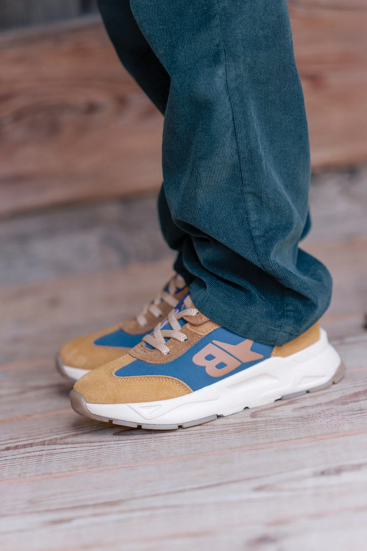 Bonton Yard Bleu sneakers blå til dreng