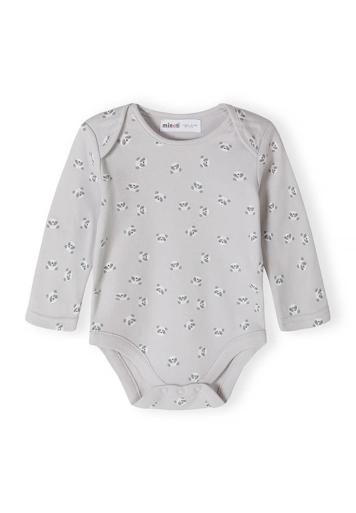 Minoti Baby bodys 5-pak langærmet med print