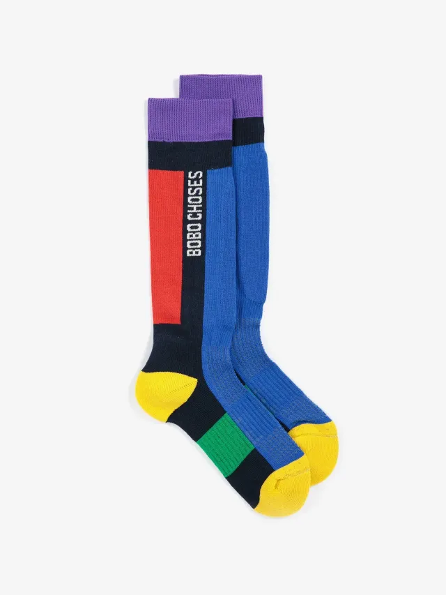 Bobo Choses ski lange strømper navy 23-25