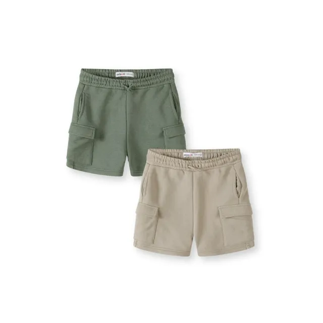 Minoti 44776 cargo shorts 2-pak sand beige