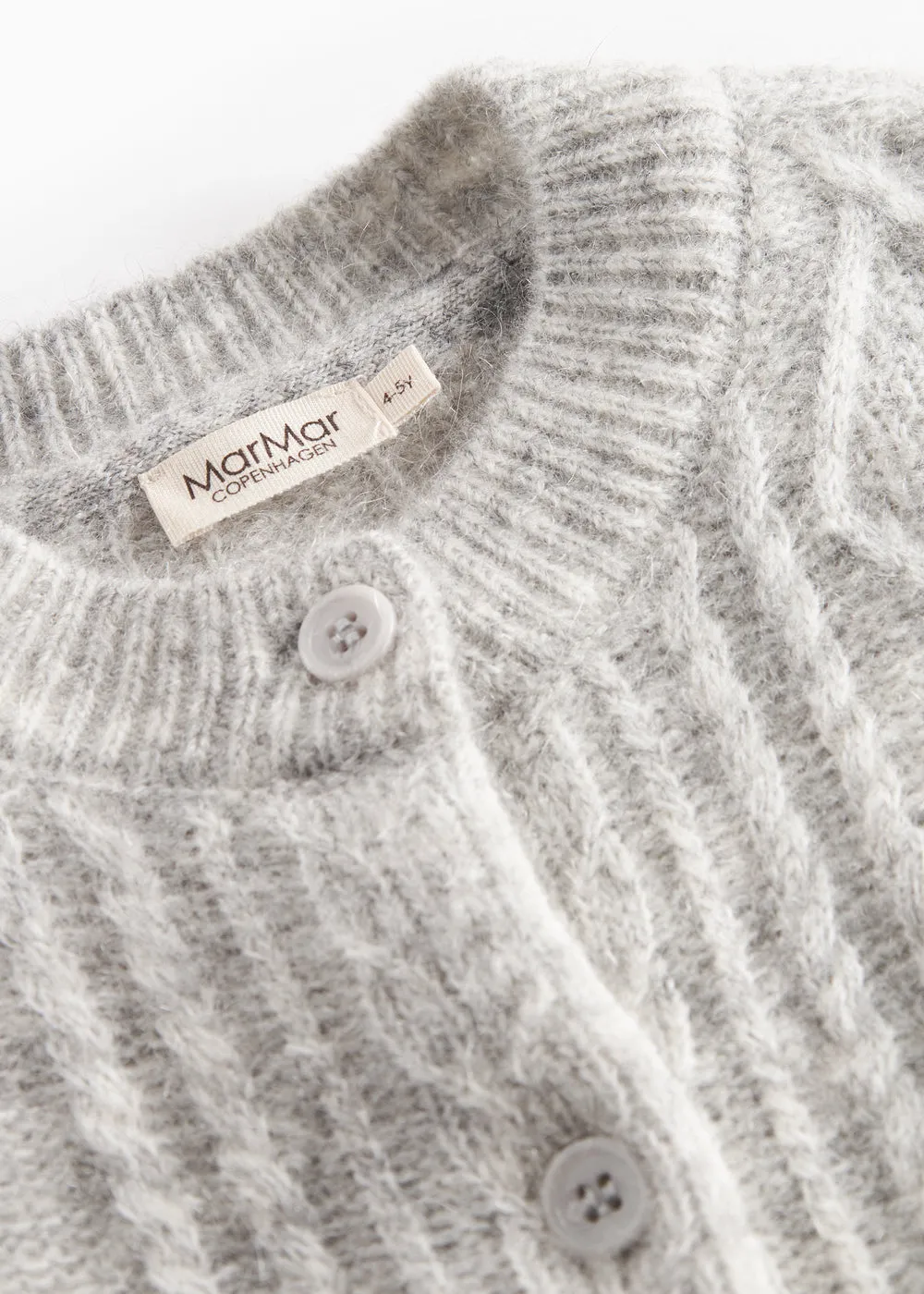 MarMar Tavon strik cardigan Morning Dew Mel. mohair