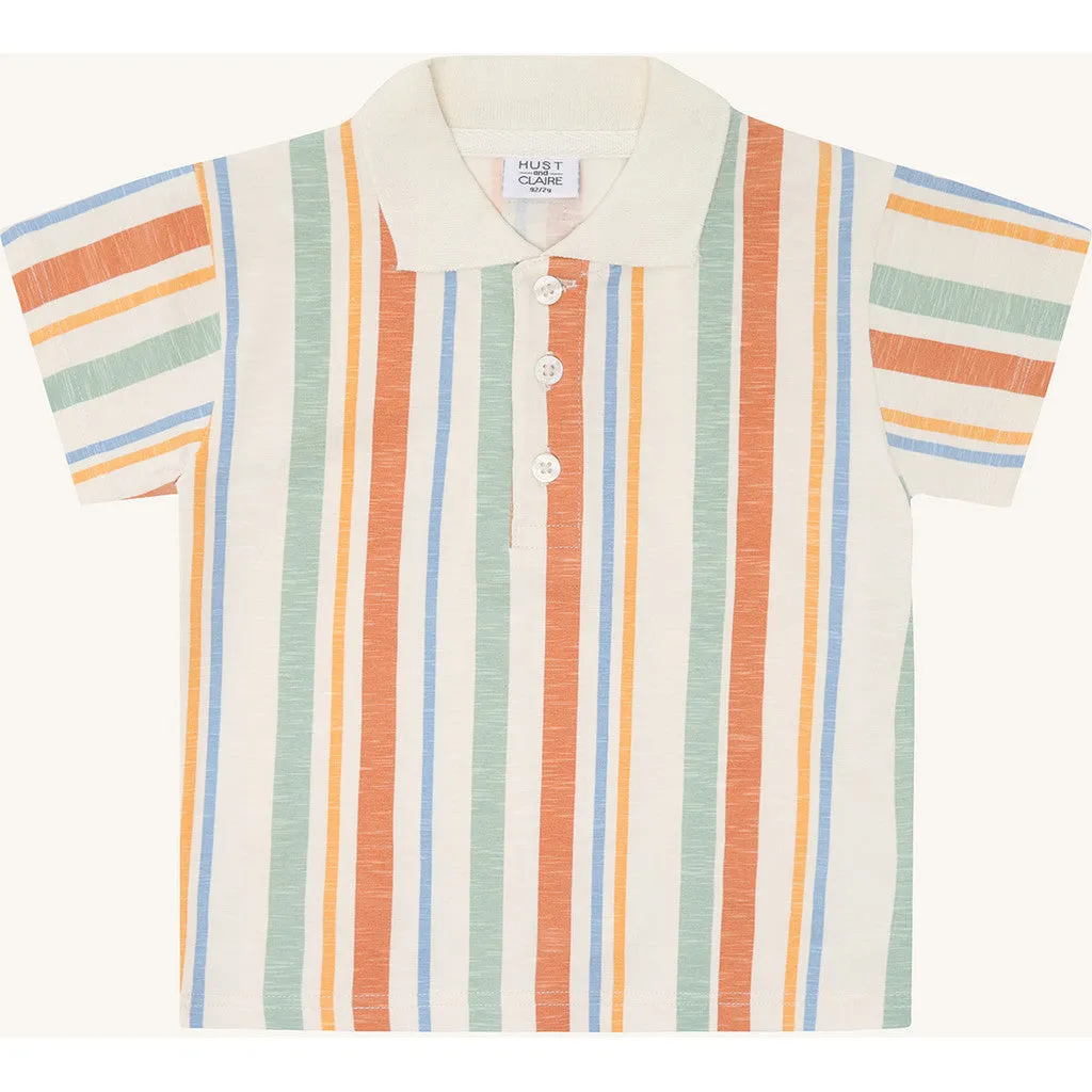 Hust & Claire HCAdrian Sunny polo Thunder økologisk