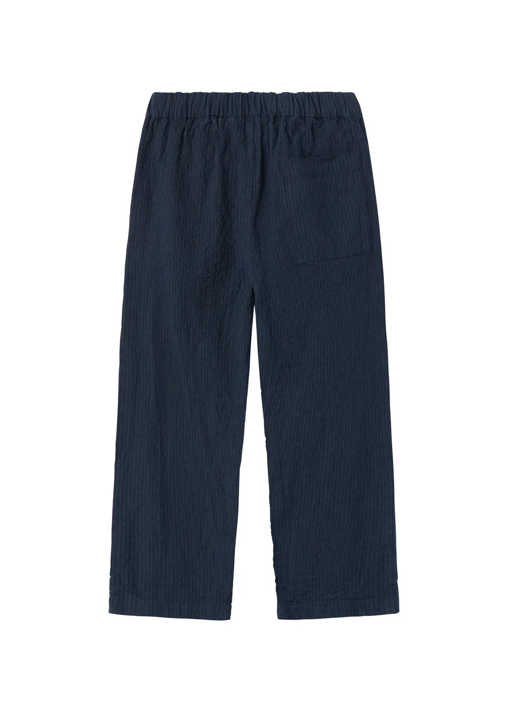 MarMar Plano bukser Dark Blue Stripe chambray