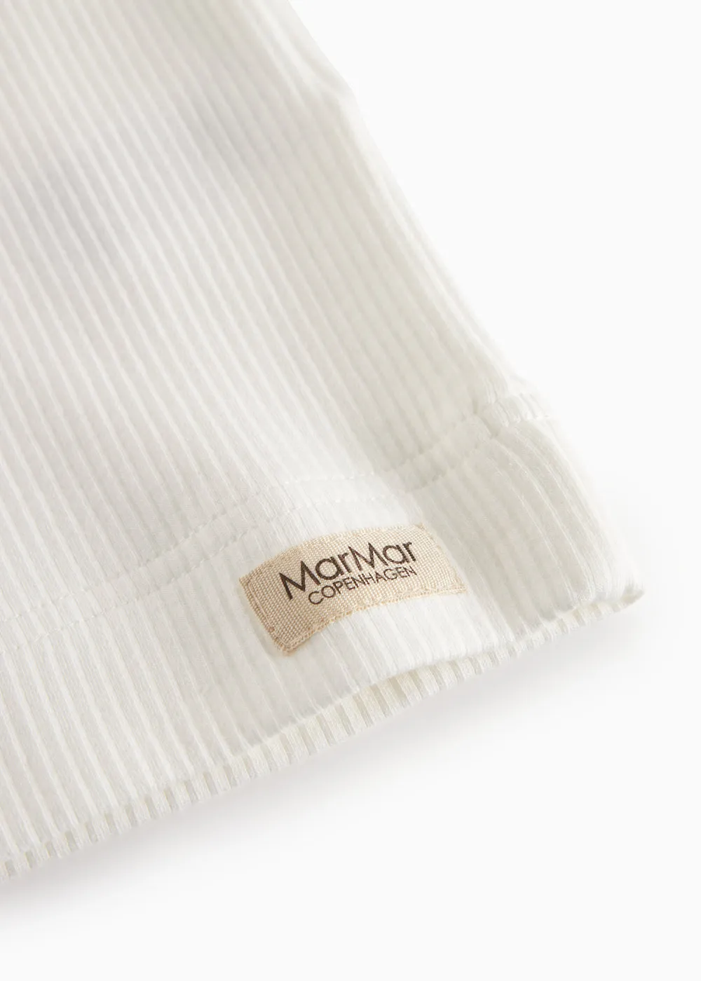 MarMar Plain Tee SS t-shirt Gentle White hvid