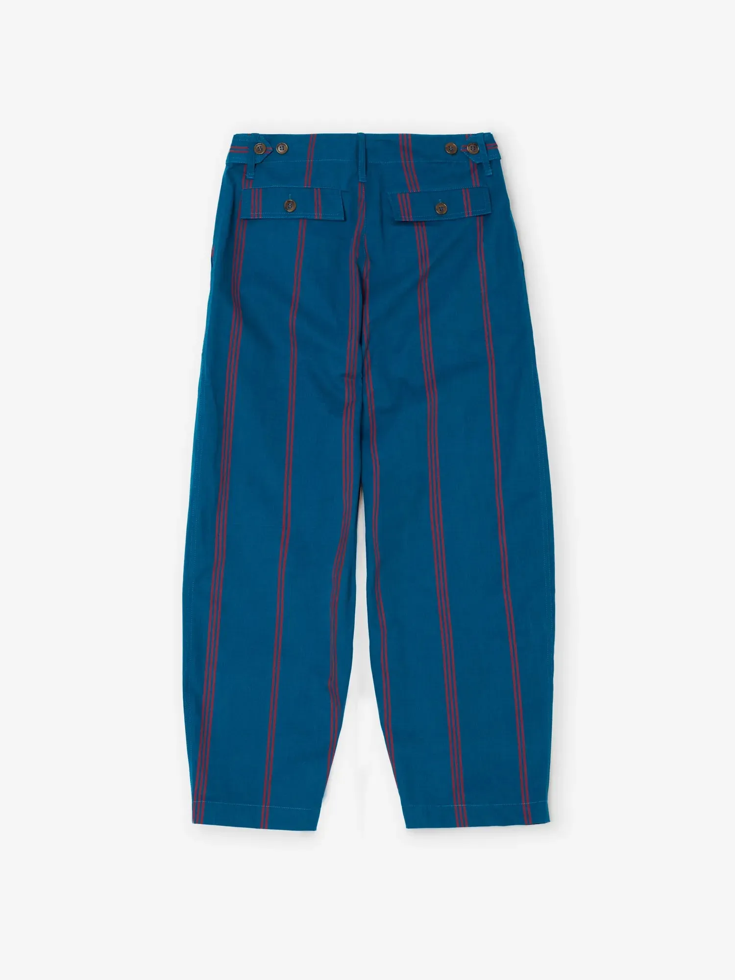 Bobo Choses Triple Stripes barrel bukser S blå