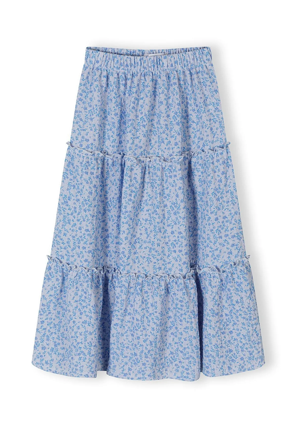 Minoti 44663 maxinederdel blaa blomst piger