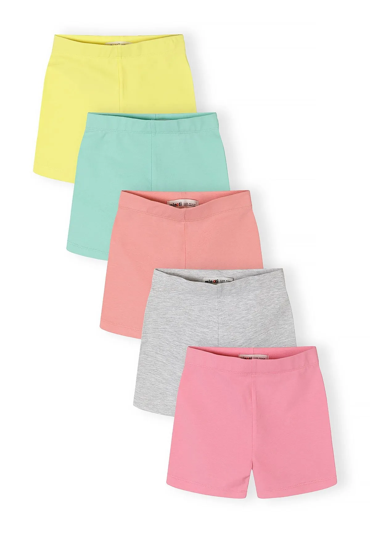 Minoti 44829 cykelshorts pastel 68 5-pak