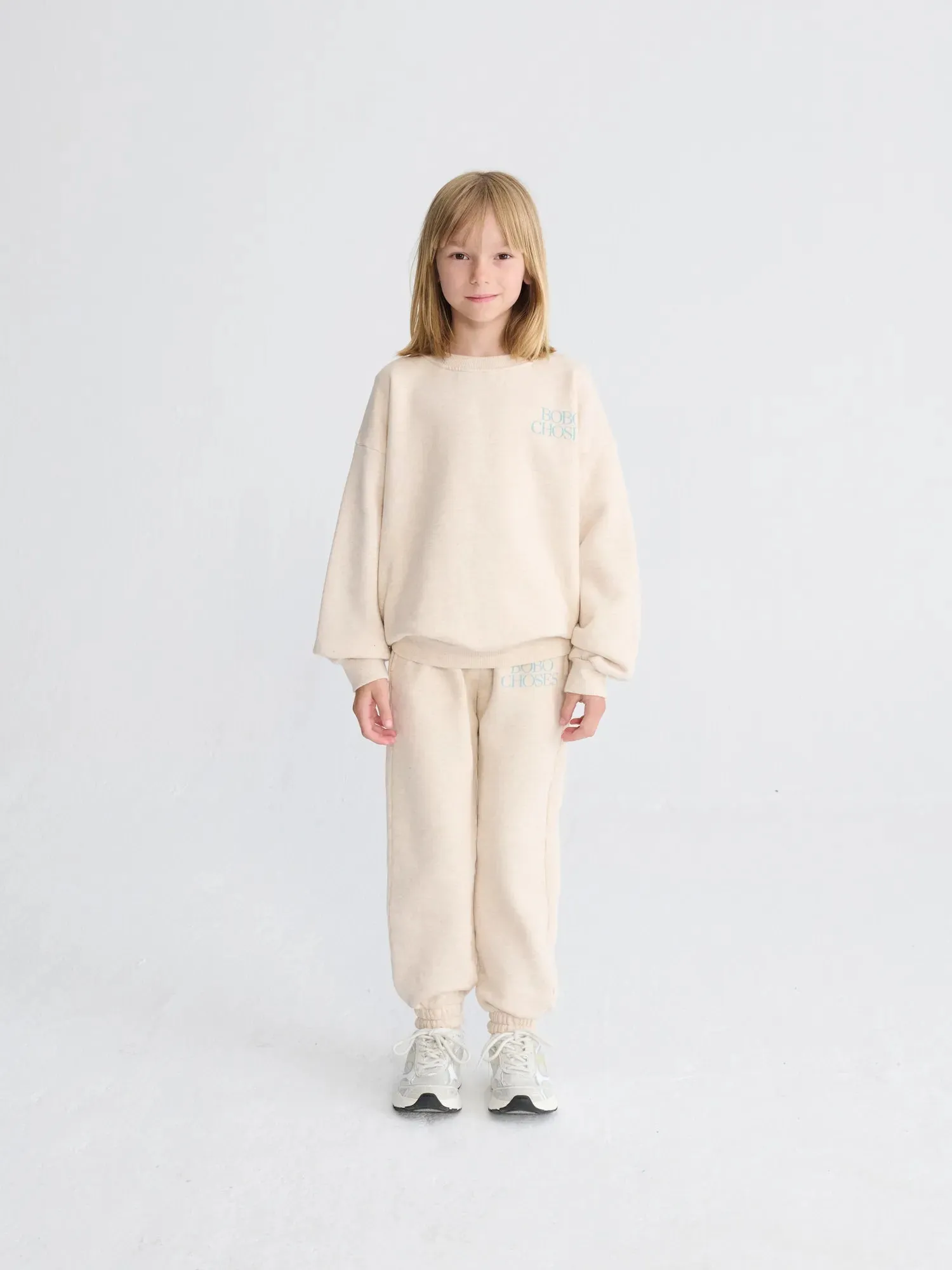 Bobo Choses Monster Boots sweatshirt beige bomuld