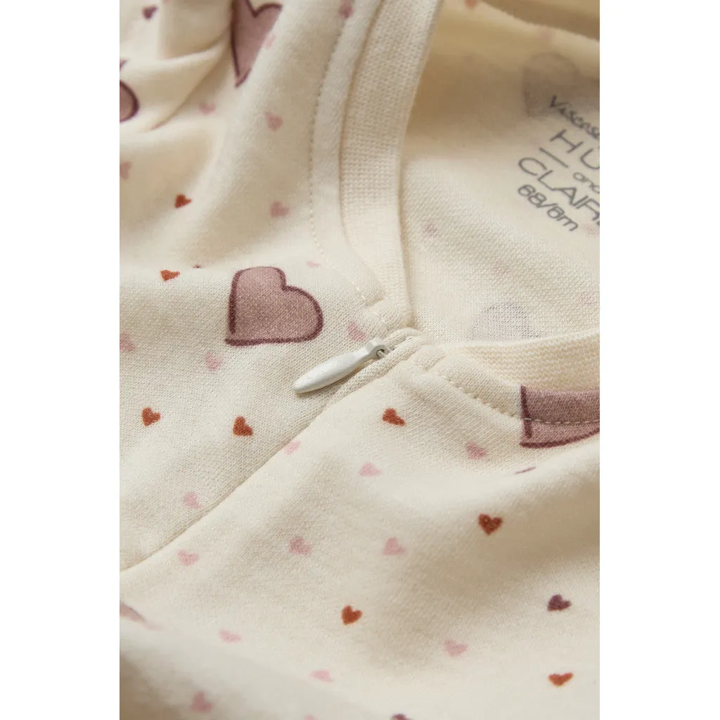 Hust & Claire Manu Hearts Puff natdragt Off White