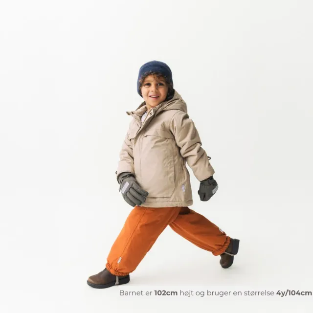 MINI A TURE Matwaldo vinterjakke 2y/92cm beige fleece