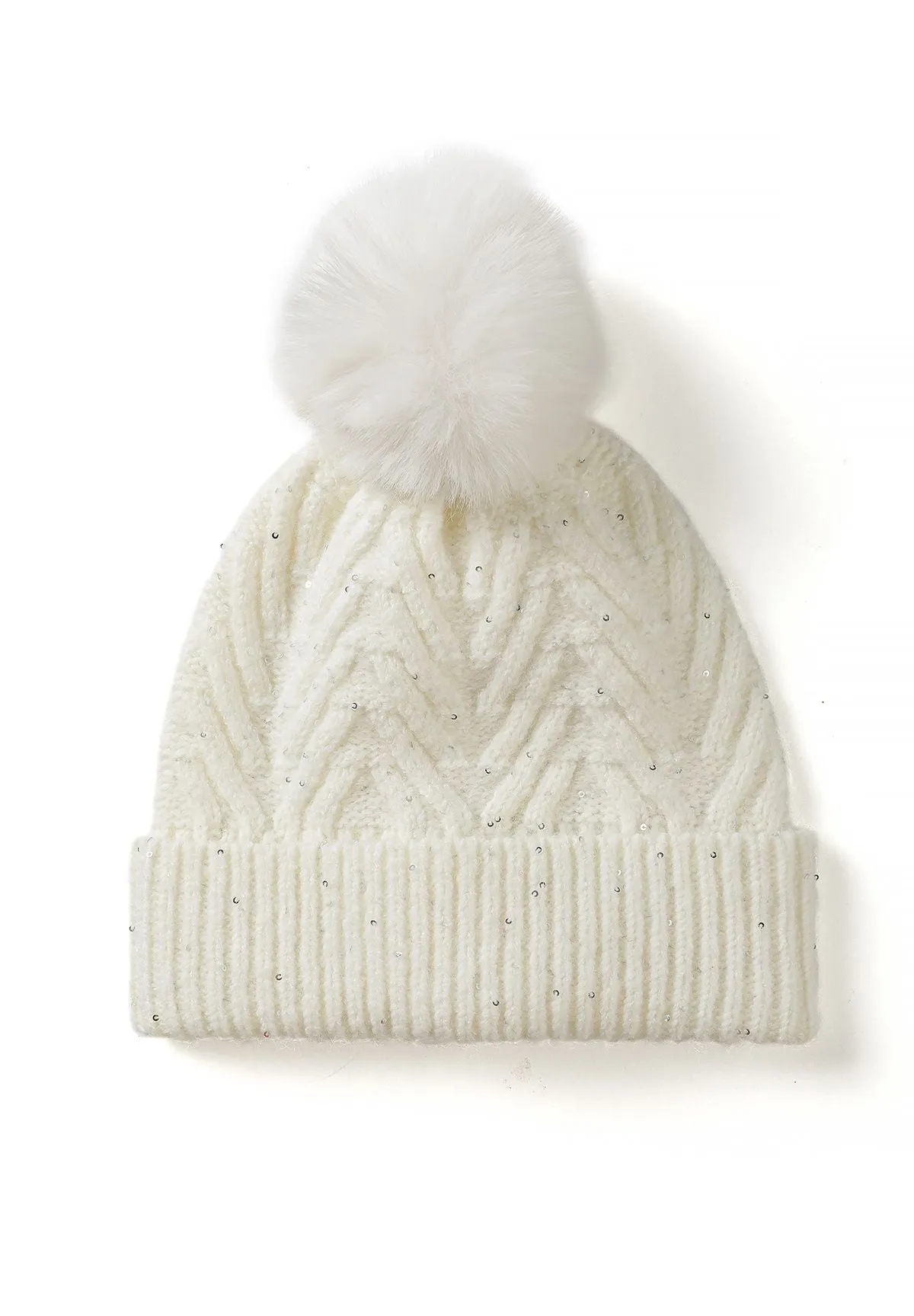 Minoti 45914 huesæt med loop beige pailletter